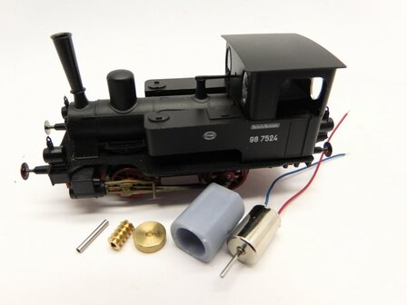 micromotor HF009C Glockenankermotor f&uuml;r Fleischmann BR 98.75 DB/DRG/CSD/NS/SNCF, u.a.