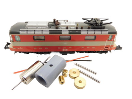 micromotor NH012C Glockenankermotor f&uuml;r Hobbytrain Re 4/4 II