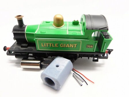 micromotor 0T007 motor ombouwset voor Hornby 0-4-0, Caledonian Railway 264, Class 0F, Class 06, GWR 101, SR 0-4-0T, SR 0-4-0T industrial, Thomas the train