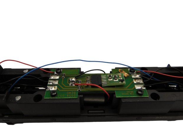 micromotor HSB001C Glockenankermotor für Bemo Ge 4/4 II / III (Ronde Mashimamotor met Schnittstelle en vliegwiel)