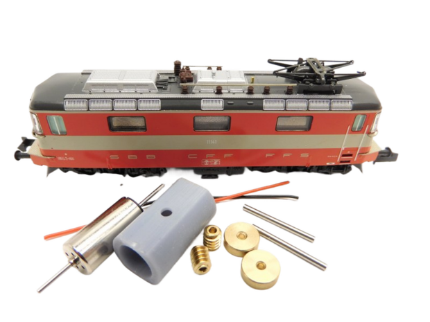 micromotor NH012C Glockenankermotor für Hobbytrain Re 4/4 II