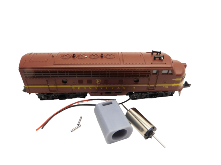 micromotor NM052 motor ombouwset voor Minitrix (Conrail) F7A (B&amp;O, Canadian National, Canadian Pacific, u.a.)