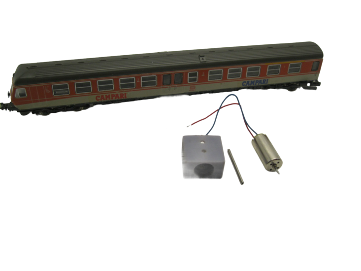 micromotor NF005G Glockenankermotor Umbausatz f&uuml;r Fleischmann BR 614 Triebwagenzug