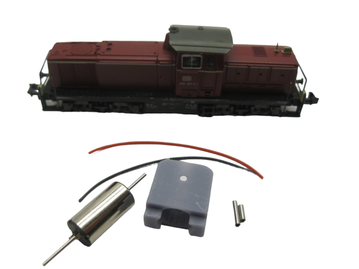 micromotor NR007 motor ombouwset voor Roco DB V 90, BR 290, Renfe BB 307, SNCF BB 63000