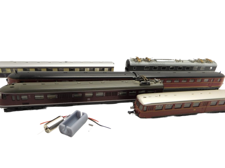 micromotor NH010 Glockenankermotor f&uuml;r Hobbytrain / Kato BR 430,BR 515, BR 815, ET 25, u.a.